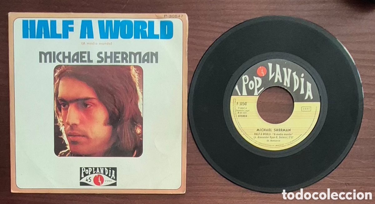 Discos de vinilo: SINGLE - MICHAEL SHERMAN - HALF A WORLD - 1973 ESPA&Ntilde;A - Foto 3
