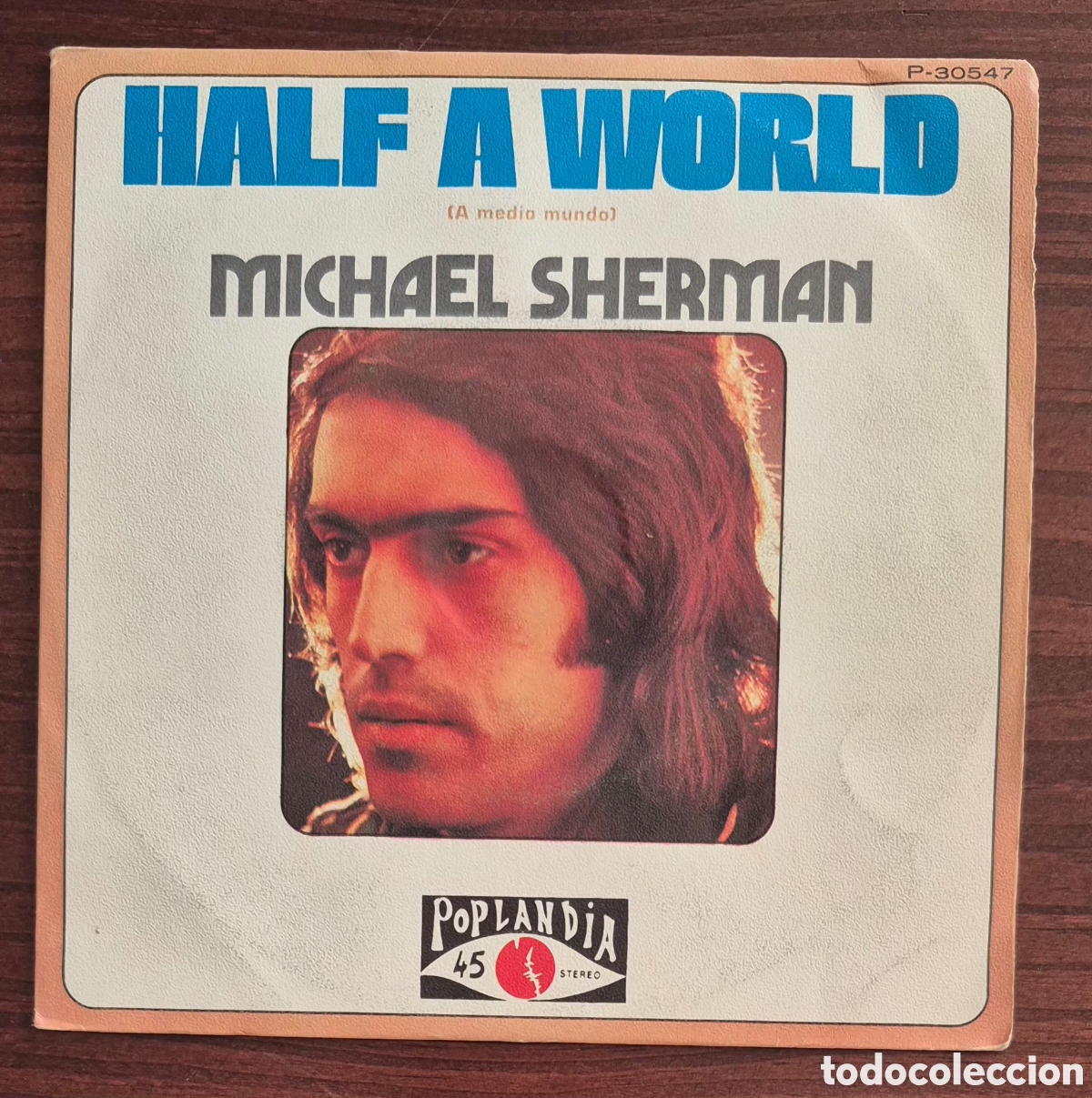 Discos de vinilo: SINGLE - MICHAEL SHERMAN - HALF A WORLD - 1973 ESPA&Ntilde;A - Foto 1