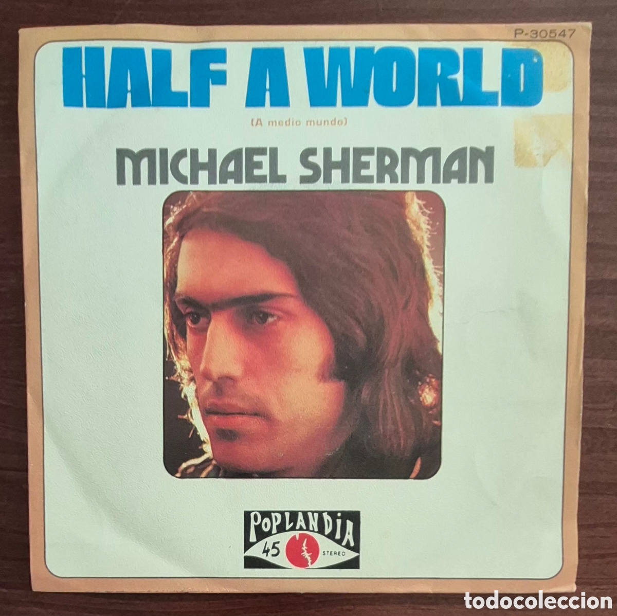 Discos de vinilo: SINGLE - MICHAEL SHERMAN - HALF A WORLD - 1973 ESPA&Ntilde;A - Foto 1