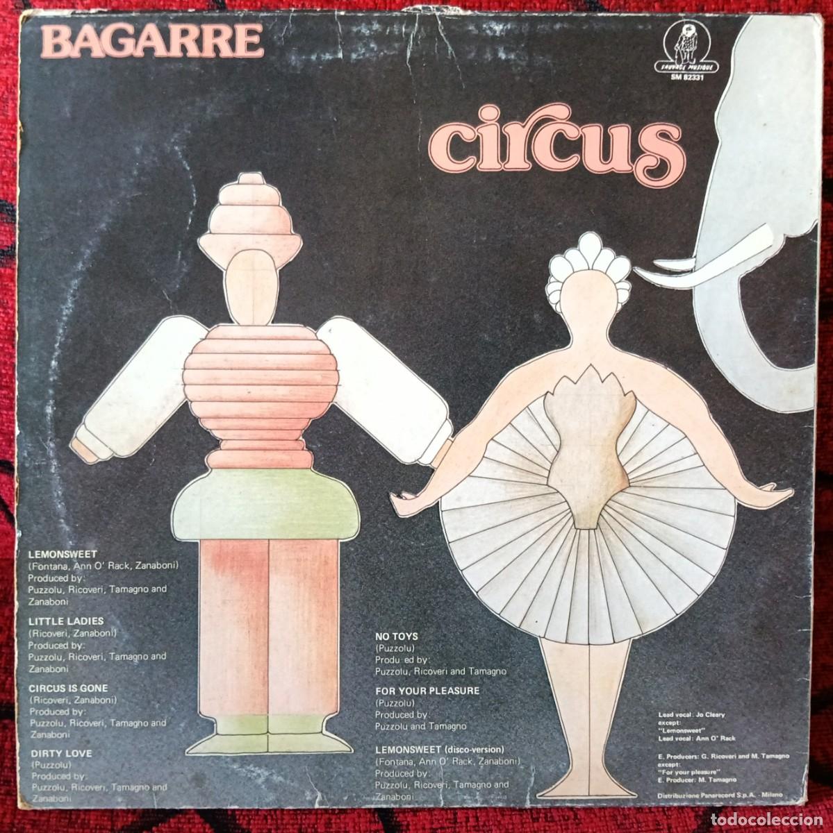 Discos de vinilo: BAGARRE ** Circus ** VINILO LP ITALIA 1982 - Foto 2
