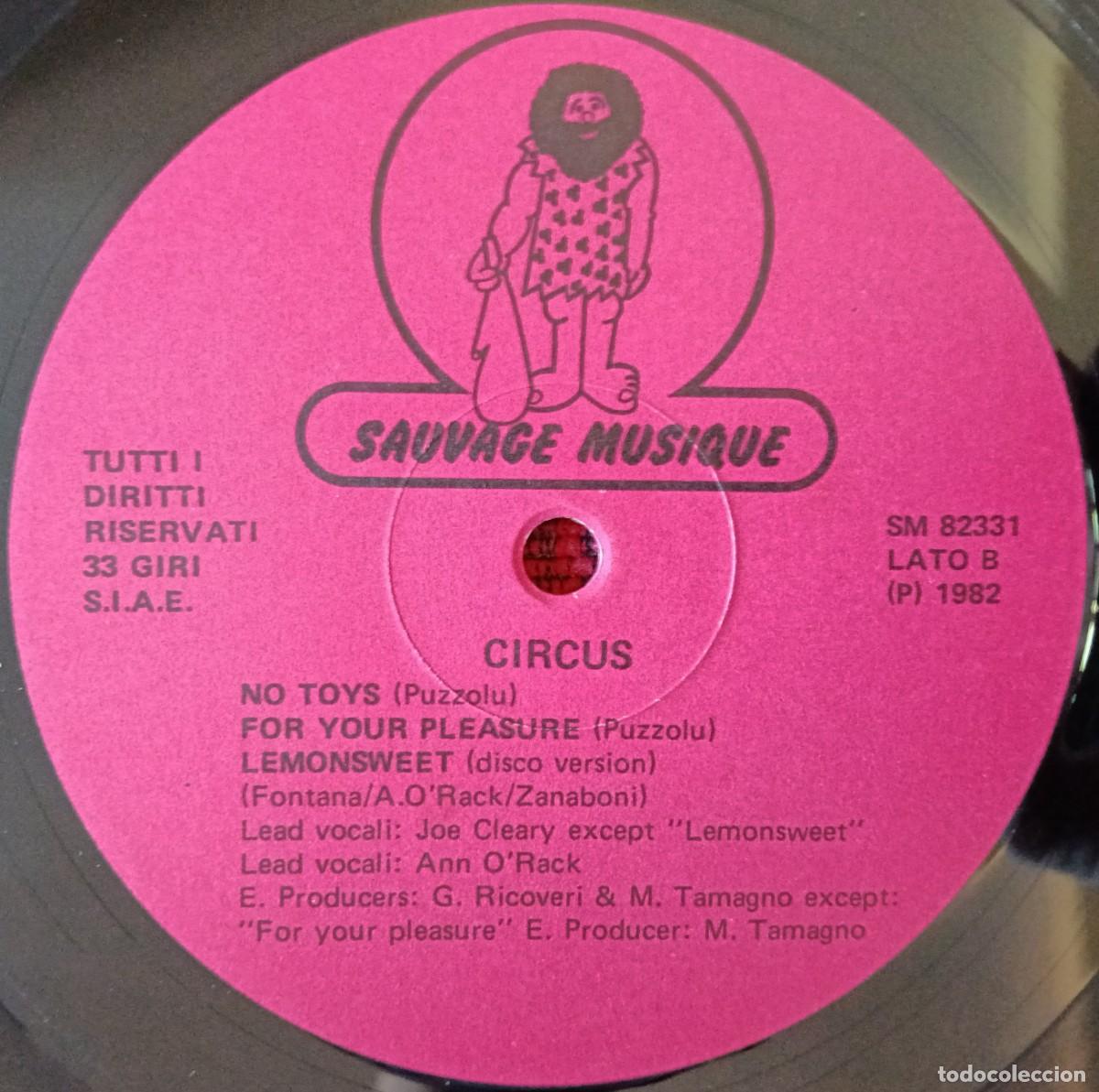 Discos de vinilo: BAGARRE ** Circus ** VINILO LP ITALIA 1982 - Foto 4