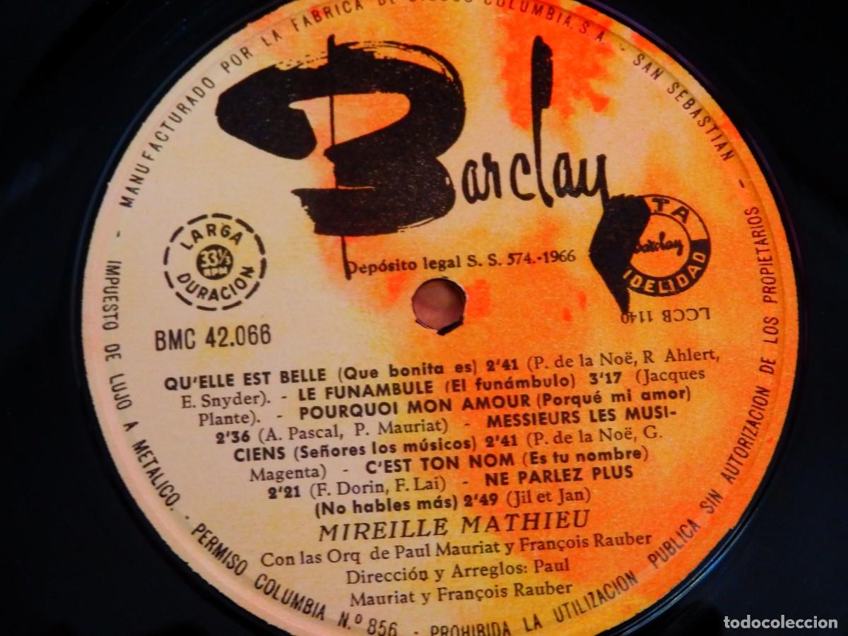 Discos de vinilo: Mireille Mathieu * LP Vinilo * Spain 1966 * Rare - Foto 2
