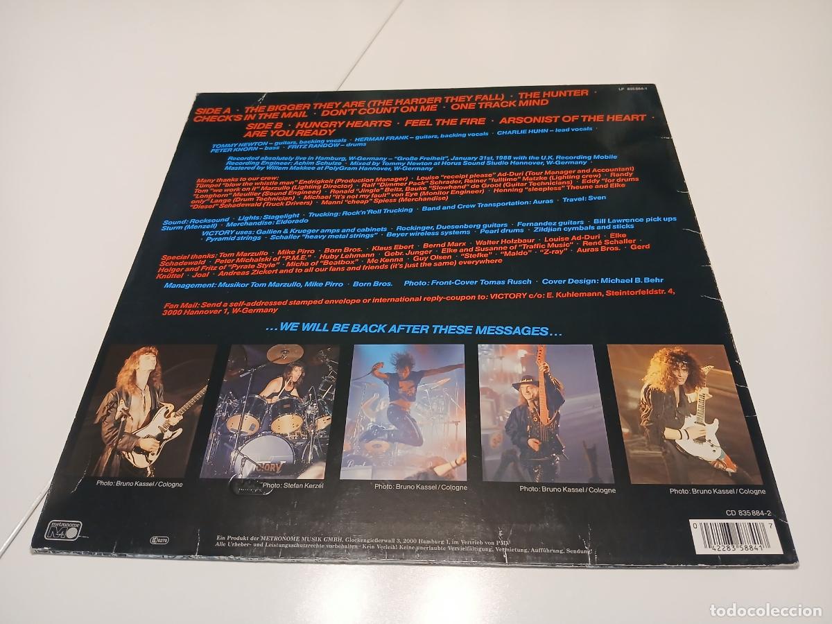 Discos de vinilo: Victory &ndash; Thats Live- (1988) LP disco vinilo - Foto 9