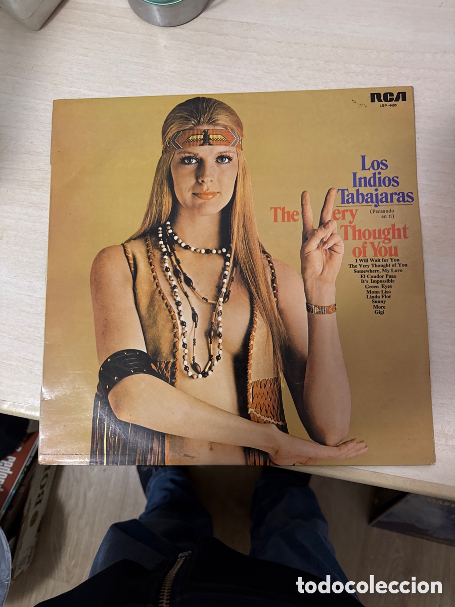 Discos de vinilo: DISCO VINILO LOS INDIOS TABAJARAS PENSANDO EN TI 1971 - Foto 1