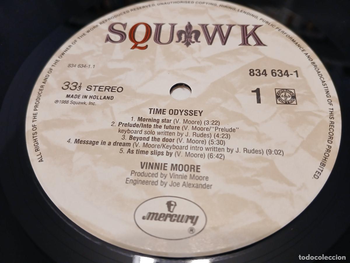 Discos de vinilo: Vinnie Moore &ndash; Time Odyssey- (1988) LP disco vinilo - Foto 4