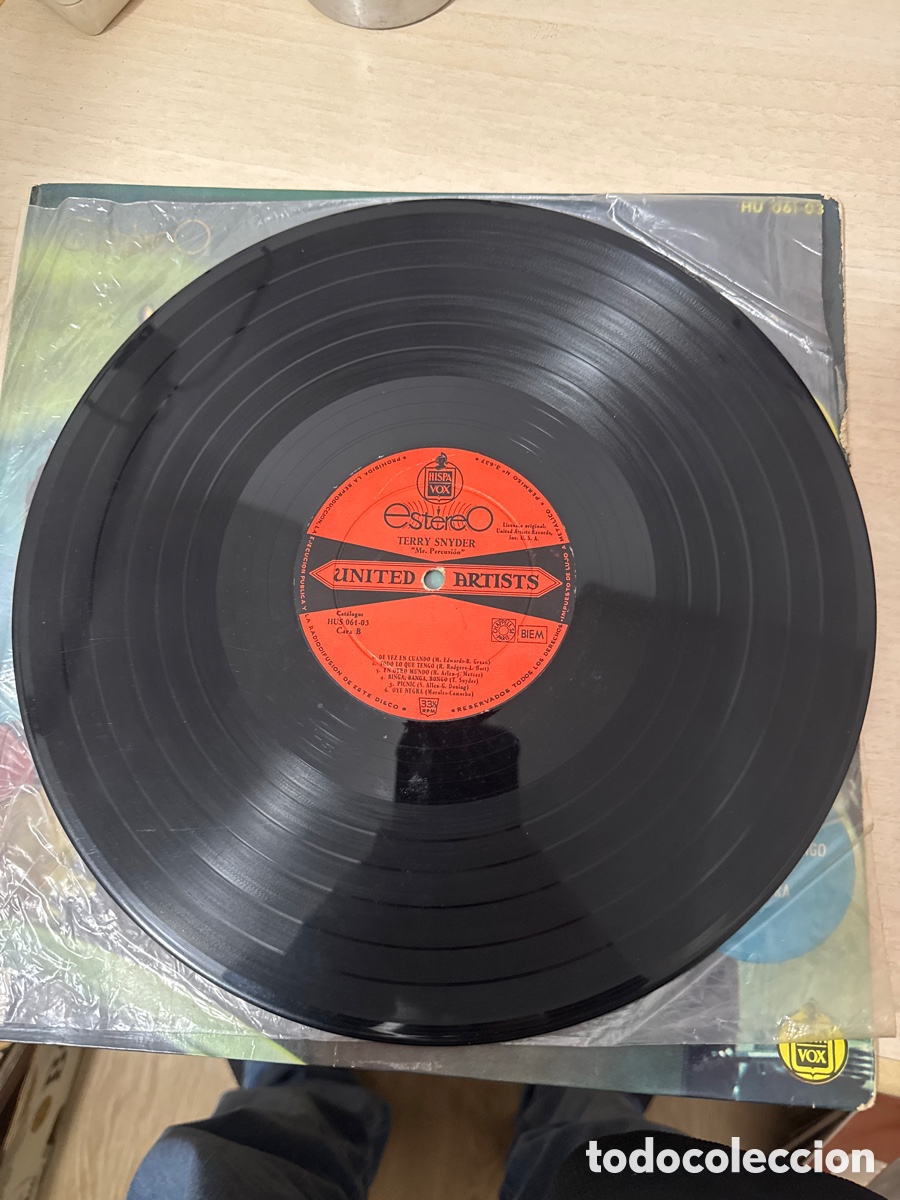 Discos de vinilo: DISCO VINILO TERRY SNYDER Mr. PERCUCION Y SUS ESTRELLAS - Foto 3