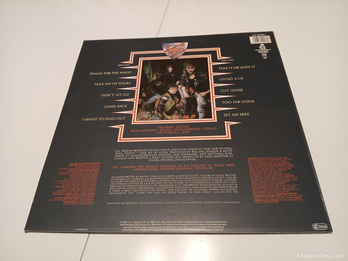 Discos de vinilo: Chrome Molly &ndash; Angst- (1988) LP disco vinilo - Foto 8