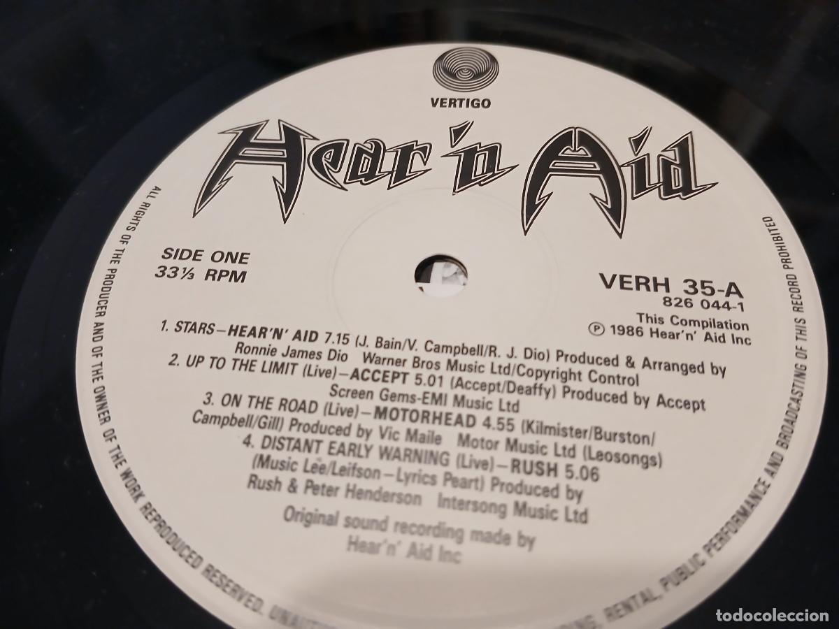 Discos de vinilo: Hearn Aid &ndash; Hearn Aid- (1986) LP disco vinilo - Foto 3