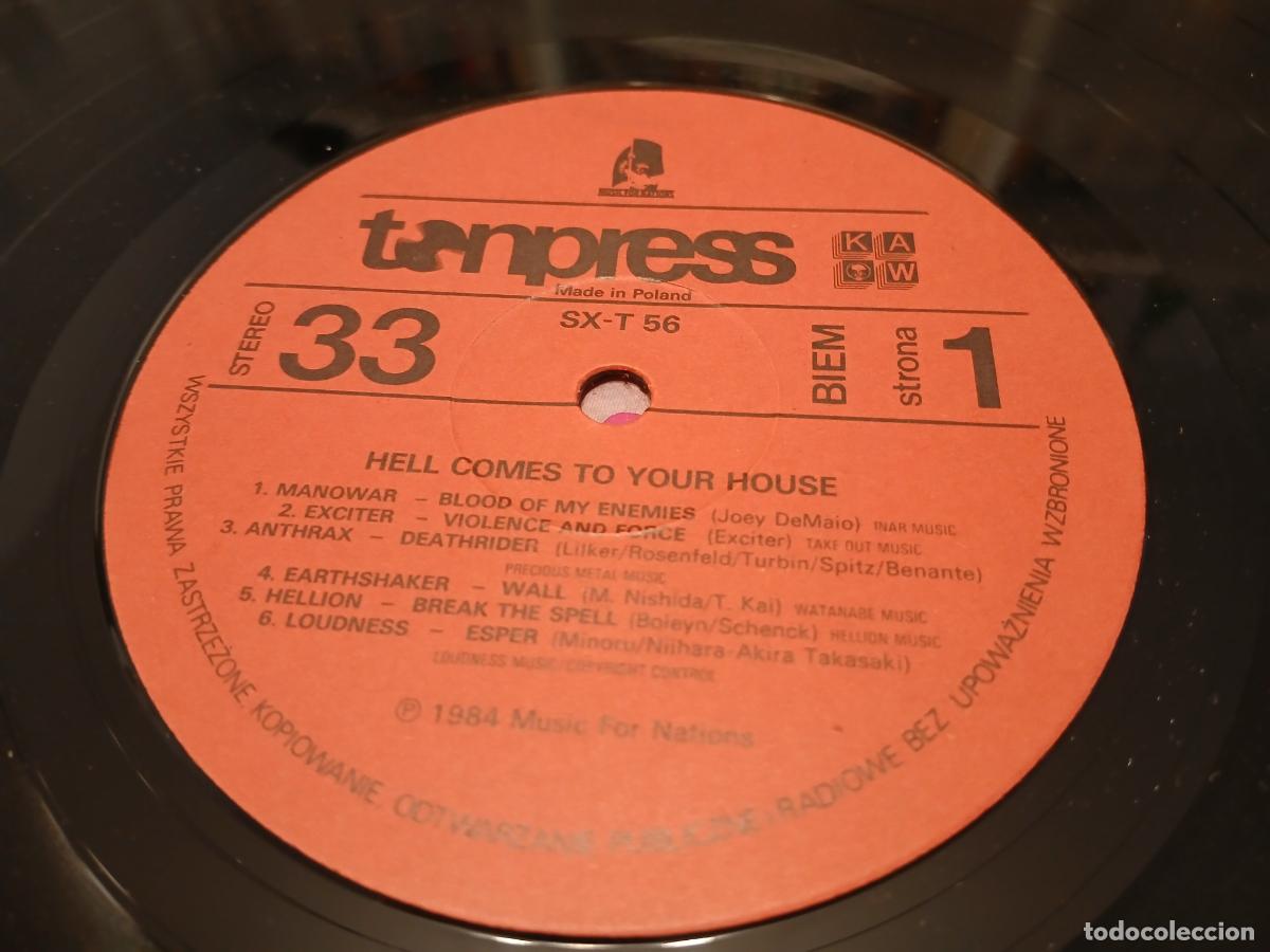 Discos de vinilo: Hell Comes To Your House- (1985) LP disco vinilo - Foto 3
