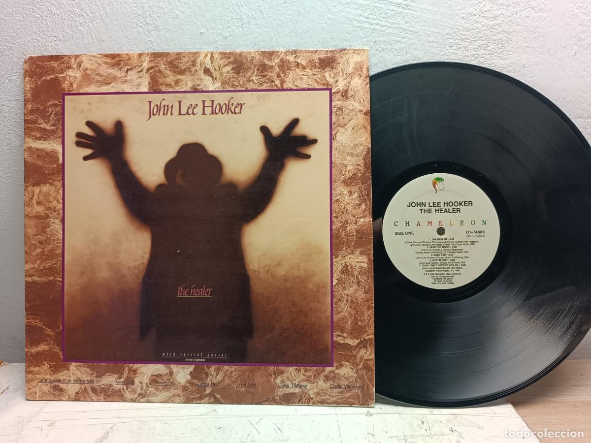 Discos de vinilo: John Lee Hooker &ndash; The Healer LP 1989 - Foto 1