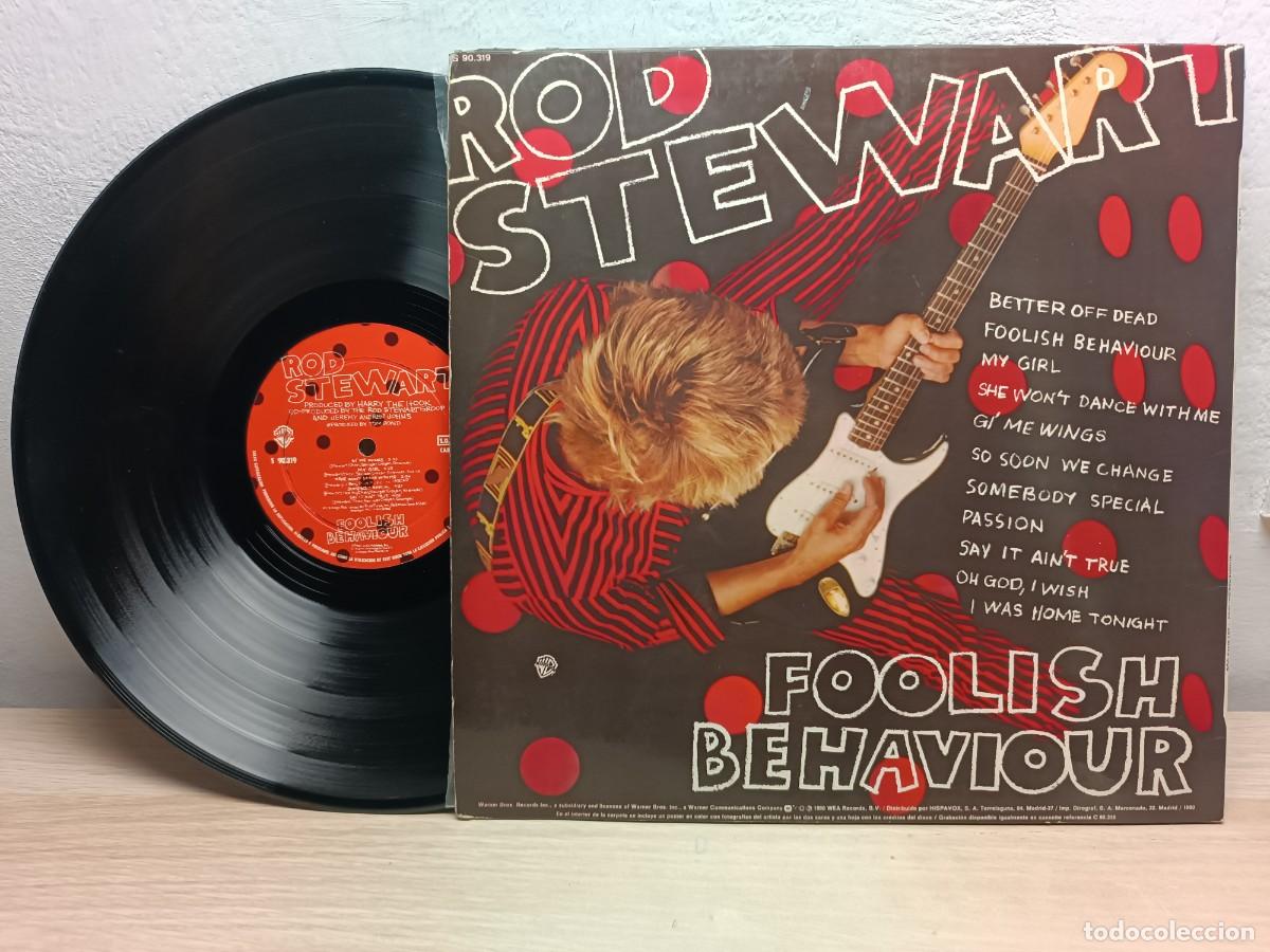 Discos de vinilo: Rod Stewart &ndash; Foolish Behaviour LP - Foto 2