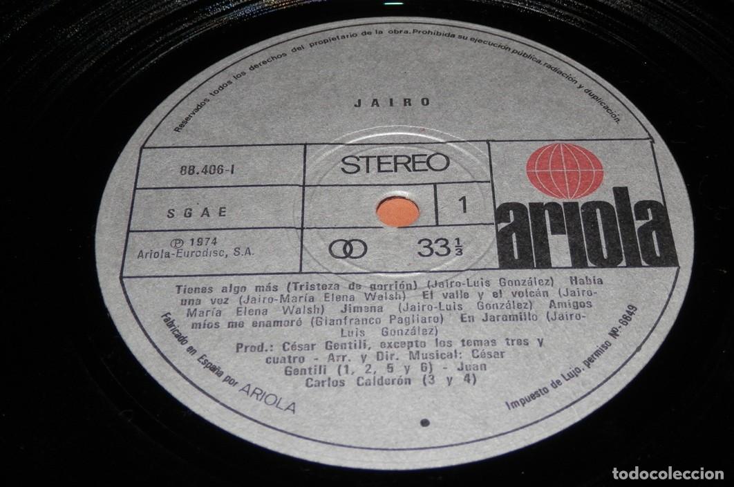 Discos de vinilo: DISCO LP VINILO DE JAIRO - Foto 3