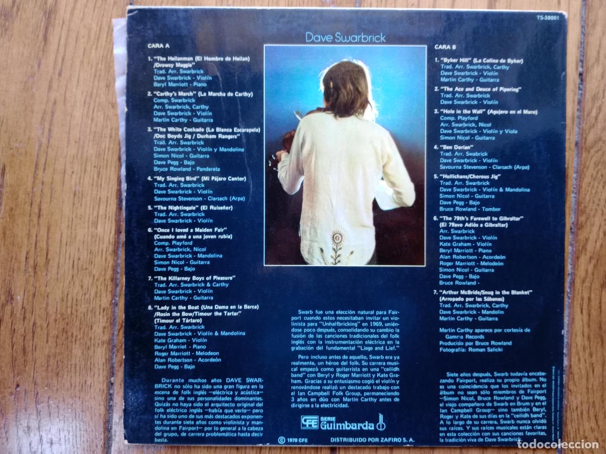Discos de vinilo: Dave Swarbrick - Dave Swarbrick - Foto 2