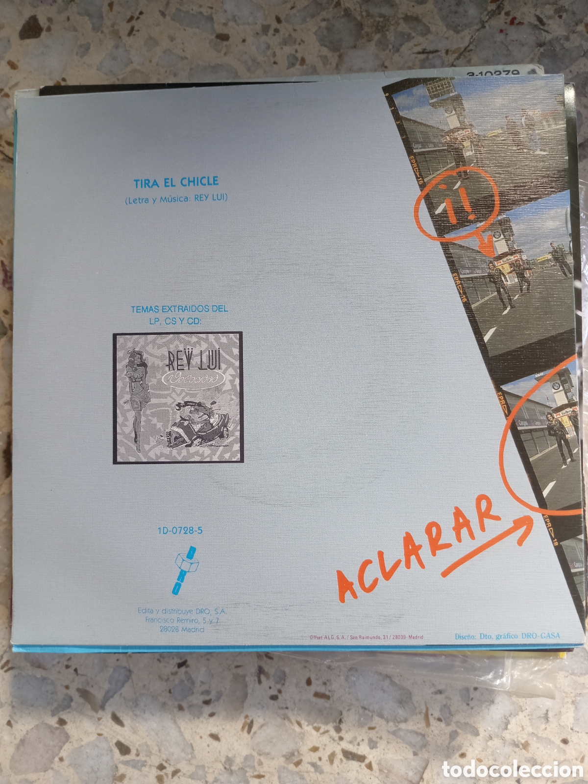 Discos de vinilo: SGL REY LUI TIRA EL CHICLE 1991 - Foto 2