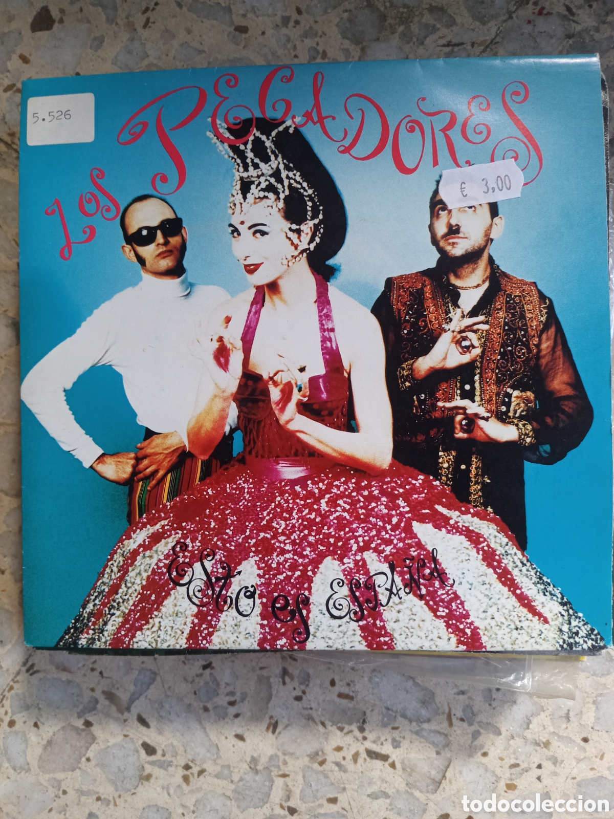 Discos de vinilo: SGL LOS PECADORES ESTO ES ESPA&Ntilde;A 1992 - Foto 1