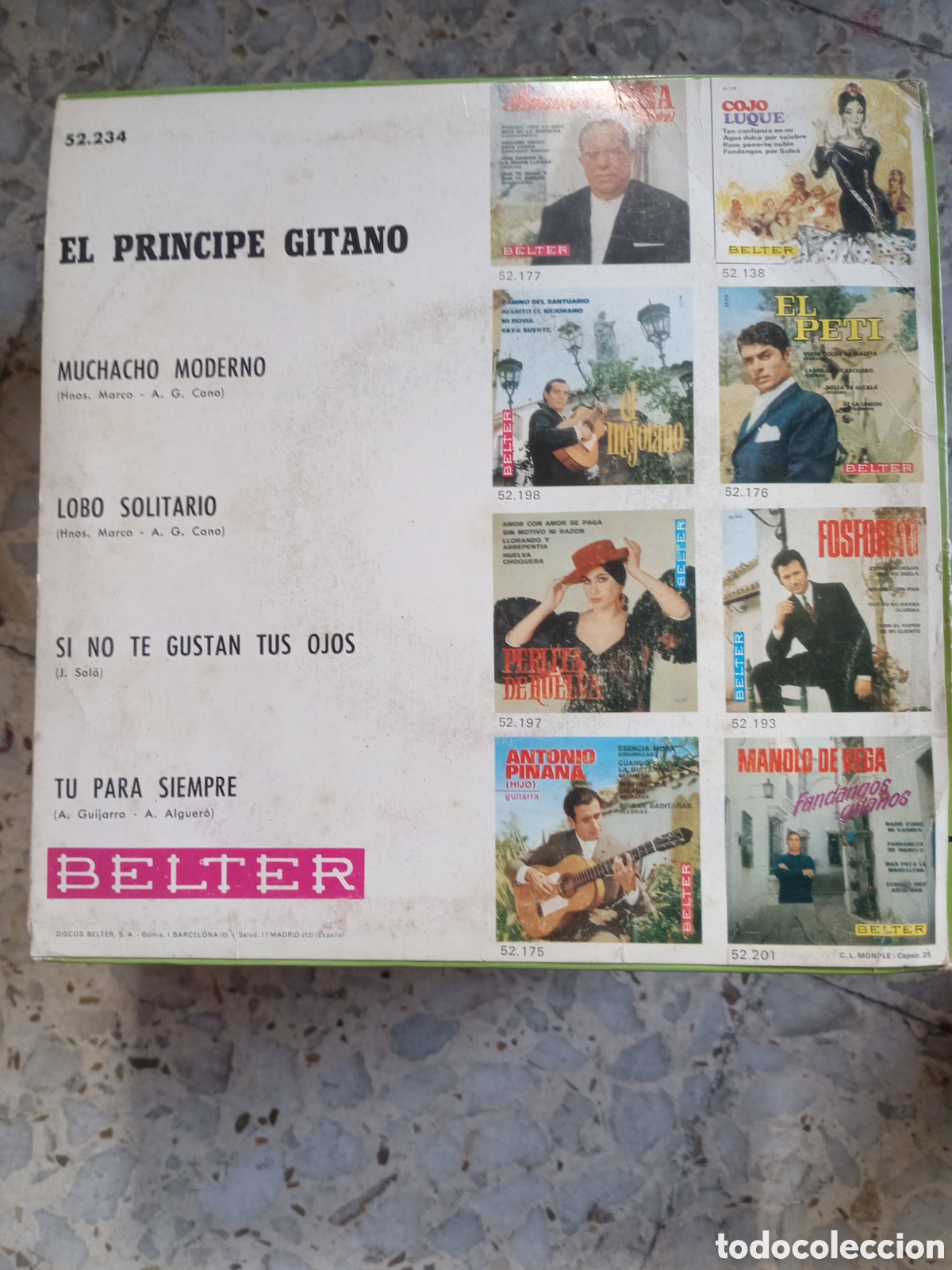 Discos de vinilo: EP EL PRINCIPE GITANO MUCHACHO MODERNO 1968 - Foto 2