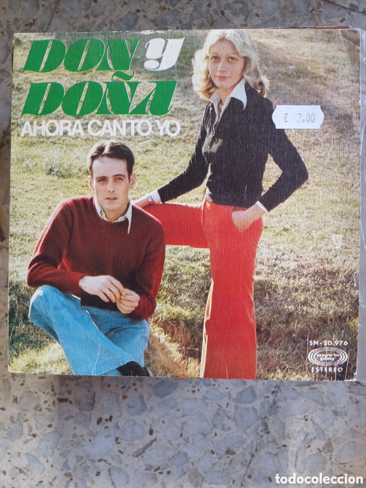 Discos de vinilo: SGL DON Y DO&Ntilde;A AHORA CANTO YO 1975 - Foto 1
