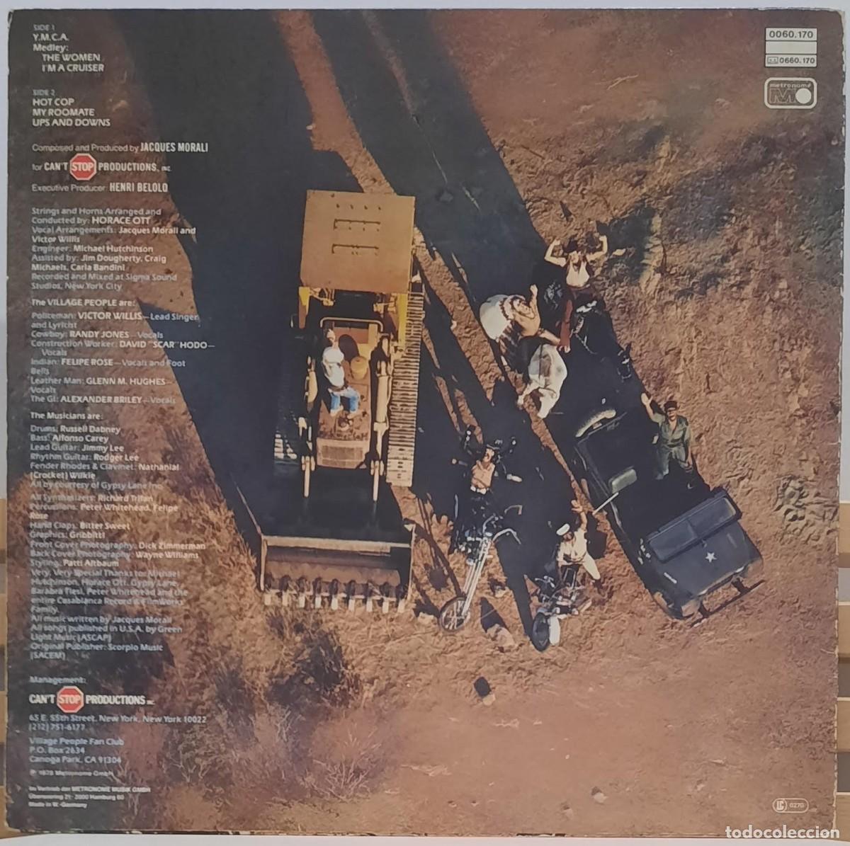 Discos de vinilo: VILLAGE PEOPLE &middot;&middot;&middot; Y.M.C.A. - (LP) - Foto 2