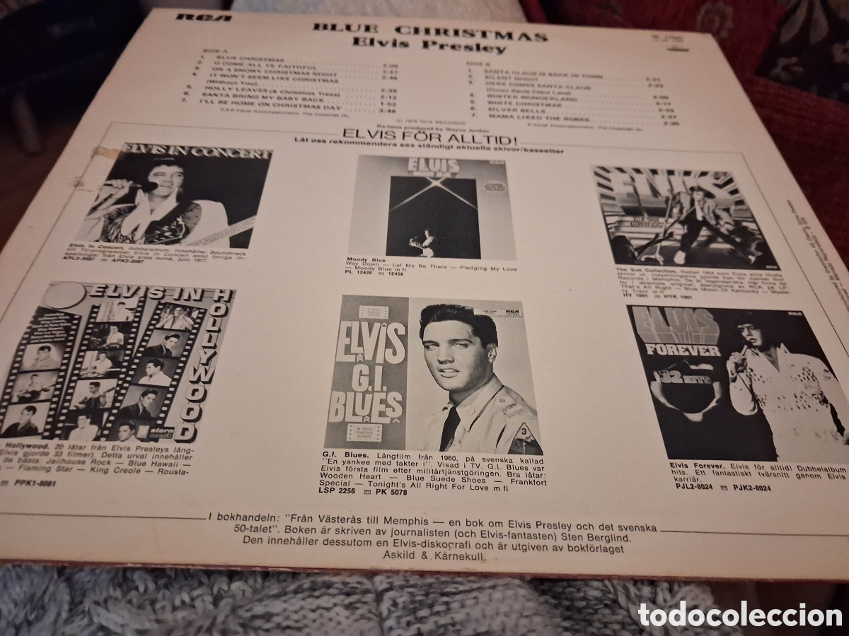 Discos de vinilo: ELVIS PRESLEY Lp blue christmas RCA - Foto 2