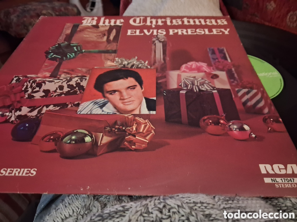 Discos de vinilo: ELVIS PRESLEY Lp blue christmas RCA - Foto 1