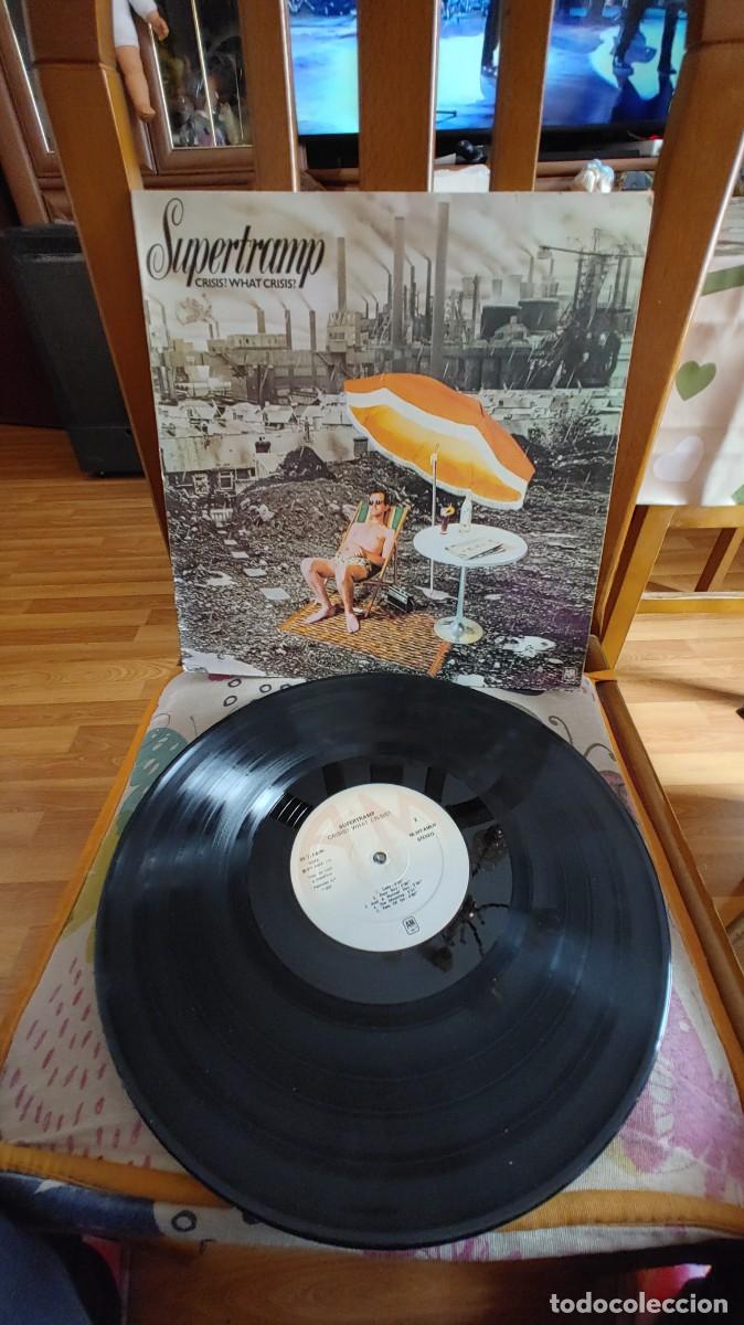 Discos de vinilo: SUPERTRAMP-LP CRISIS WHAT CRISIS - Foto 1