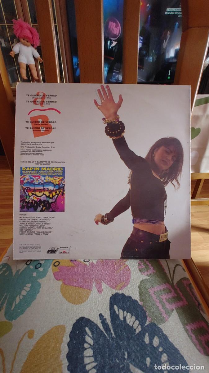 Discos de vinilo: SWEET-MAXI TE QUIERO DE VERDAD - Foto 2