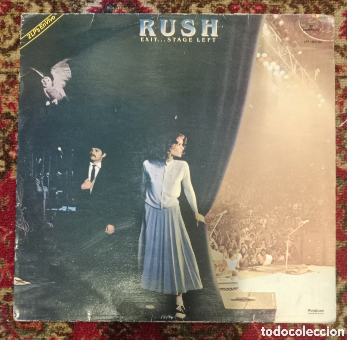 Discos de vinilo: Rush - Exit...stage left rara edici&oacute;n Doble Lp - Foto 1