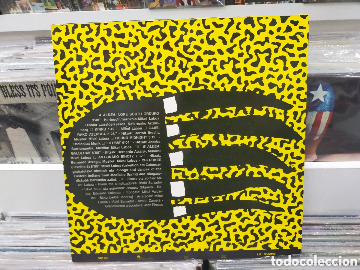 Discos de vinilo: Mikel laboa LP hamabi 1989 - Foto 2