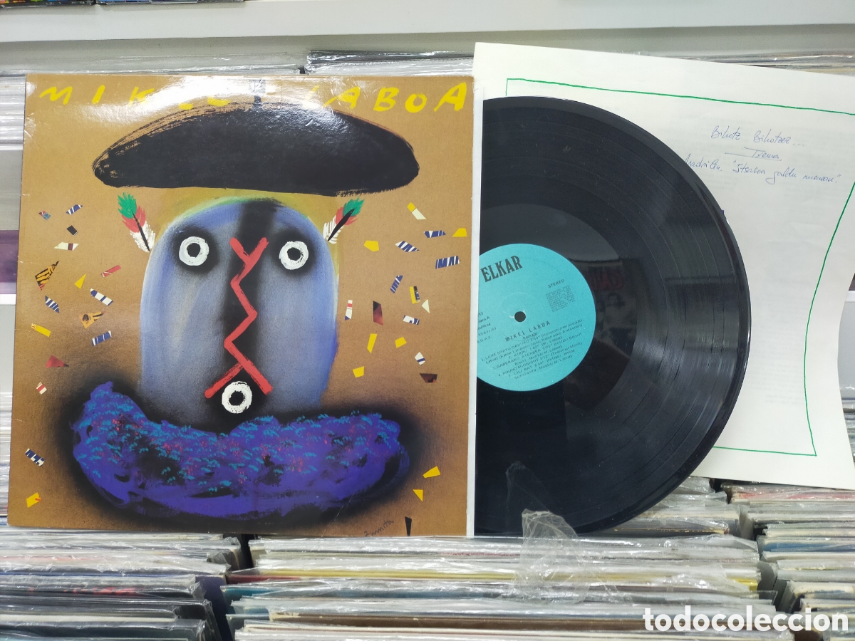 Discos de vinilo: Mikel laboa LP hamabi 1989 - Foto 1