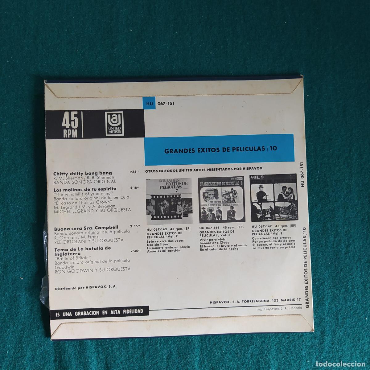 Discos de vinilo: Grandes Exitos De Peliculas 10 - Foto 2