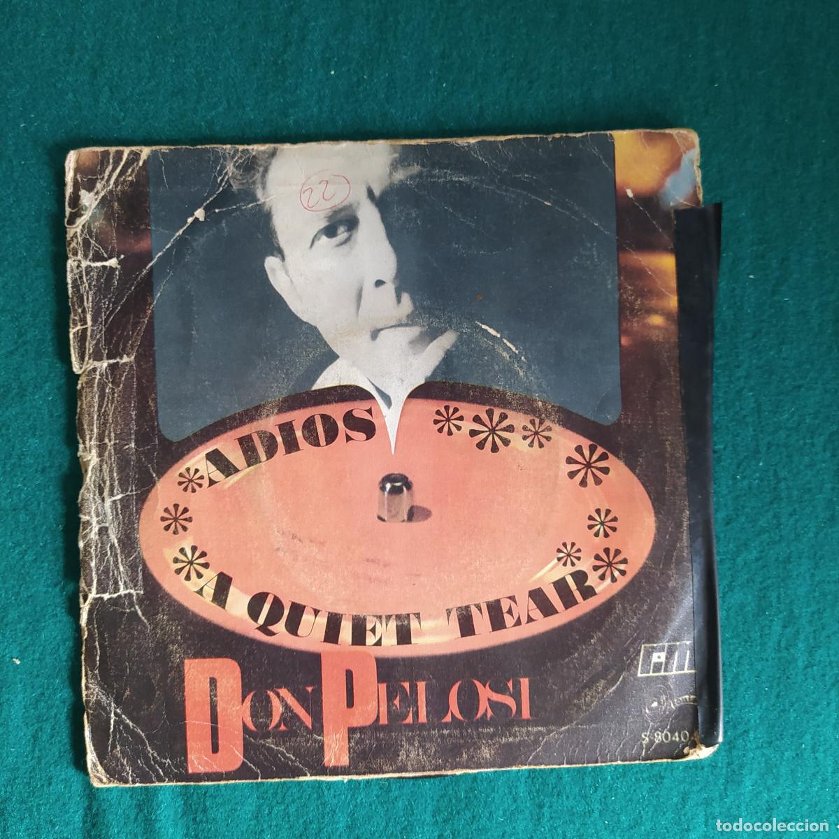 Discos de vinilo: Don Pelosi &lrm;&ndash; Adios / A Quiet Tear - Foto 2