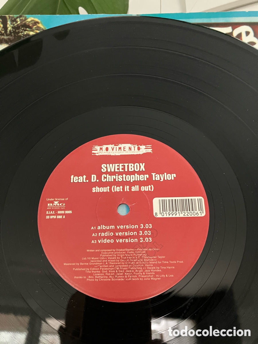 Discos de vinilo: Sweetbox feat Christopher Taylor-Shout - Foto 8