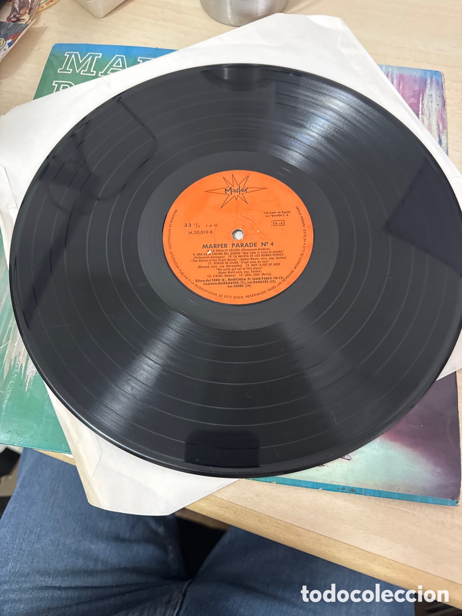 Discos de vinilo: DISCO VINILO MARFER PARADE NUMERO 4 1966 - Foto 3