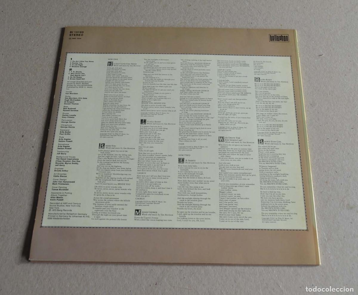 Discos de vinilo: VAN MORRISON - T. B. SHEETS - Foto 2