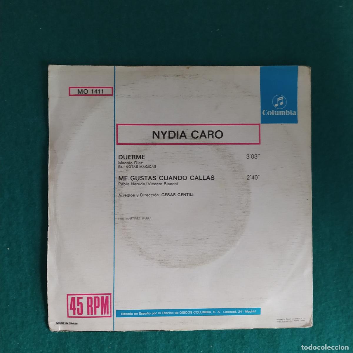 Discos de vinilo: Nydia Caro &ndash; Duerme . - Foto 2