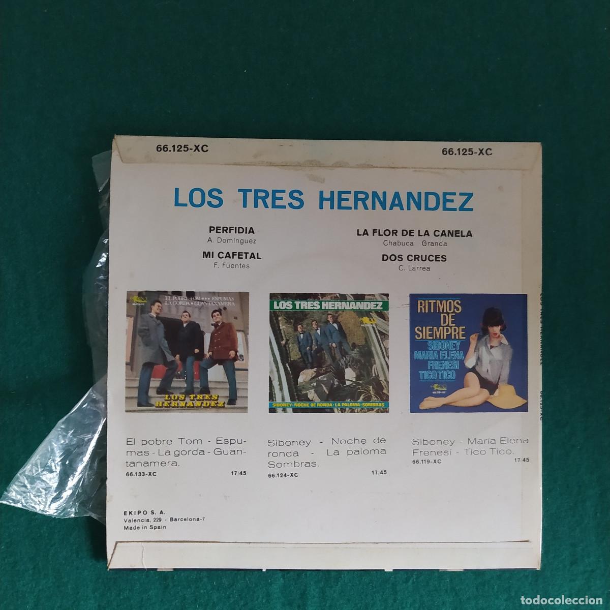 Discos de vinilo: Los Tres Hernandez &ndash; Perfidia - Foto 2
