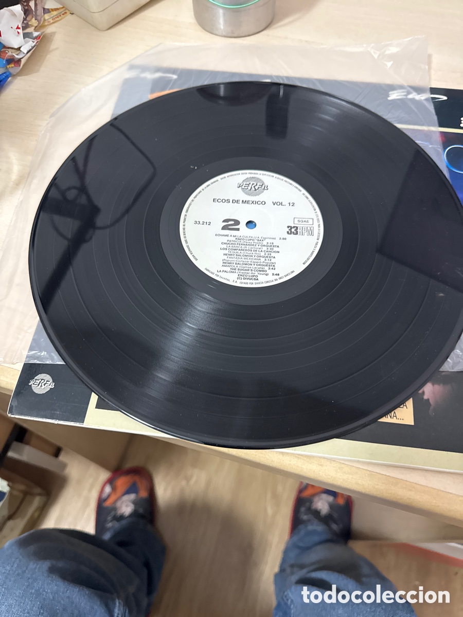Discos de vinilo: DISCO VINILO ECOS DE MEXICO VOL.12 - Foto 3