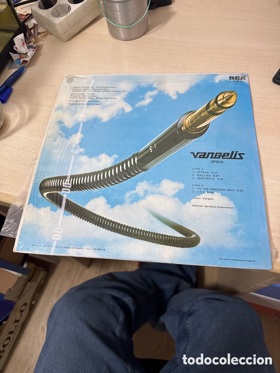 Discos de vinilo: DISCO VINILO VANGELIS SPIRAL 1978 RCA - Foto 4