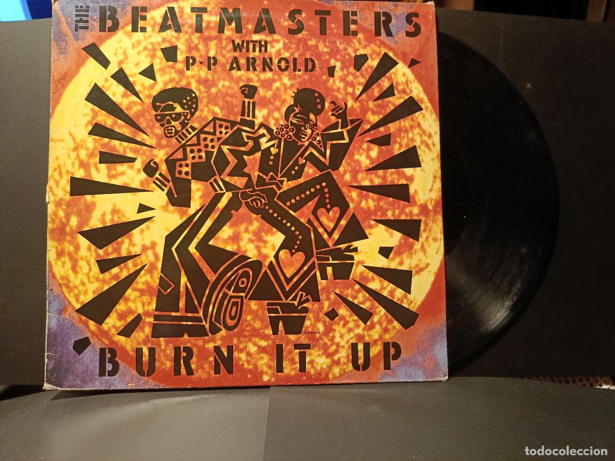 Discos de vinilo: THE BEATMASTERS,,BURN IT UP,, maxi pepeto - Foto 1