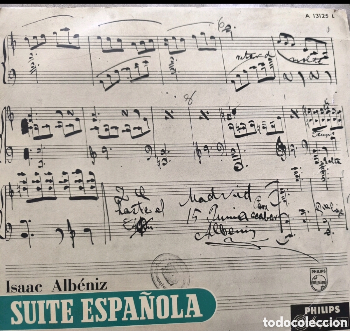 Discos de vinilo: Isaac Albeniz: Suite Espa&ntilde;ola - Foto 1