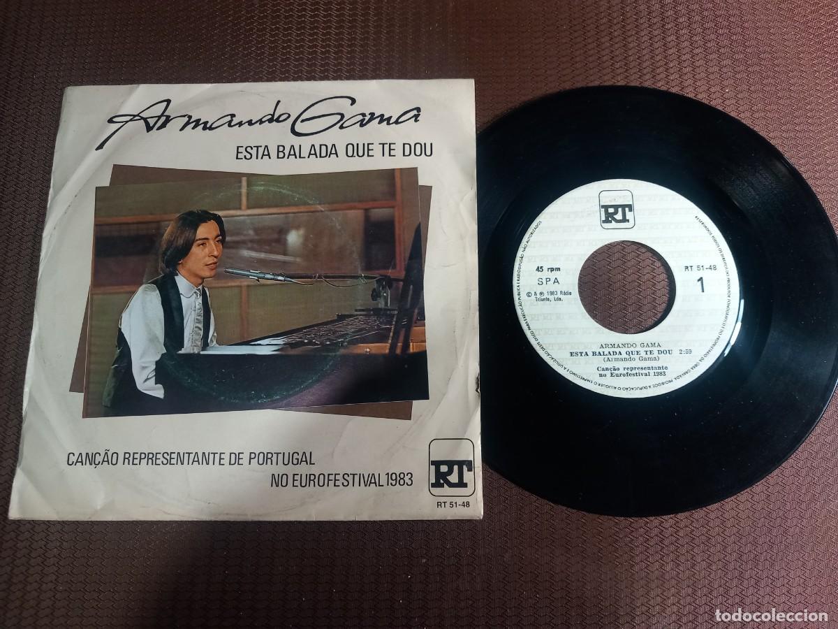 Discos de vinilo: Armando Gama / Esta Balada Que Te Dou / SINGLE 7&rdquo; - Foto 1
