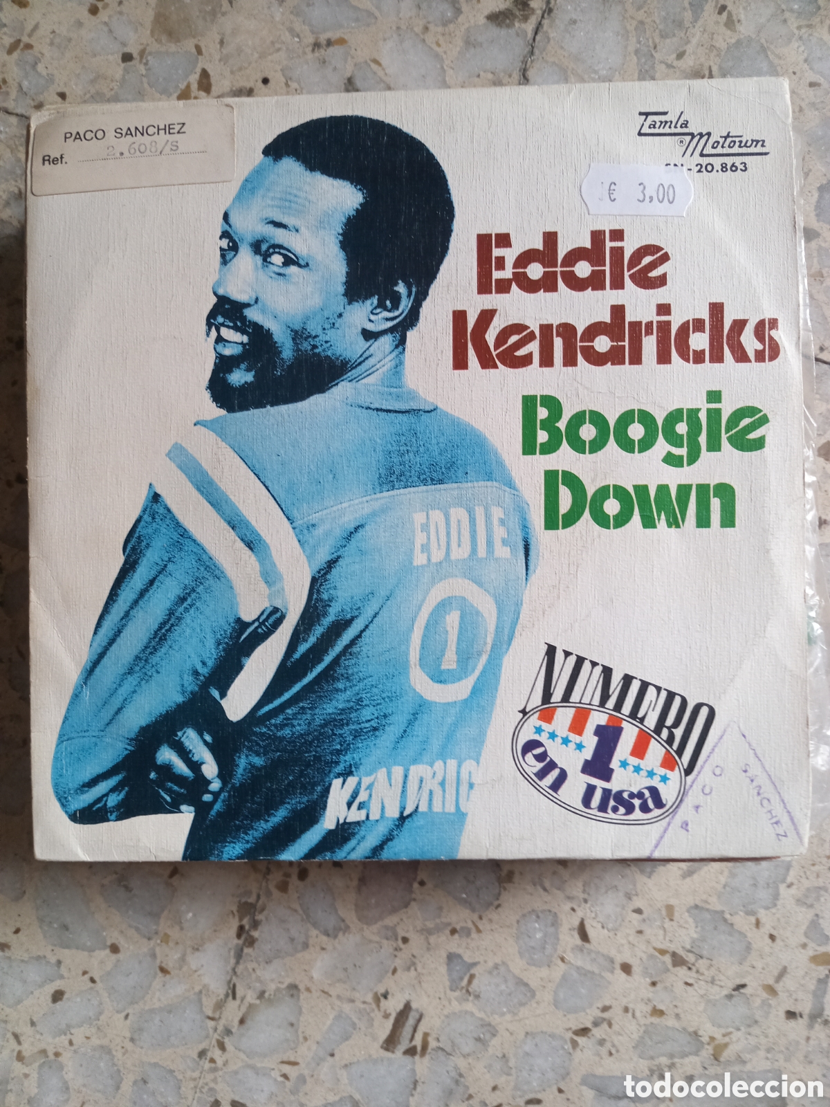 Discos de vinilo: SGL EDDIE KENDRICKS BOOGIE DOWN 1974 - Foto 1