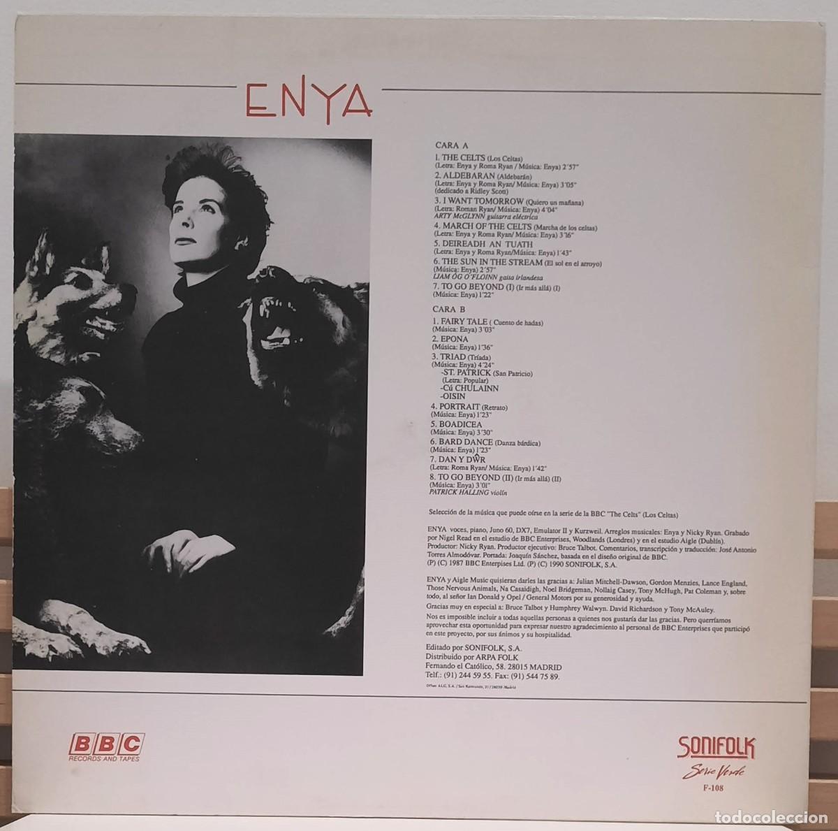 Discos de vinilo: ENYA &middot;&middot;&middot; Enya - (LP) - Foto 2