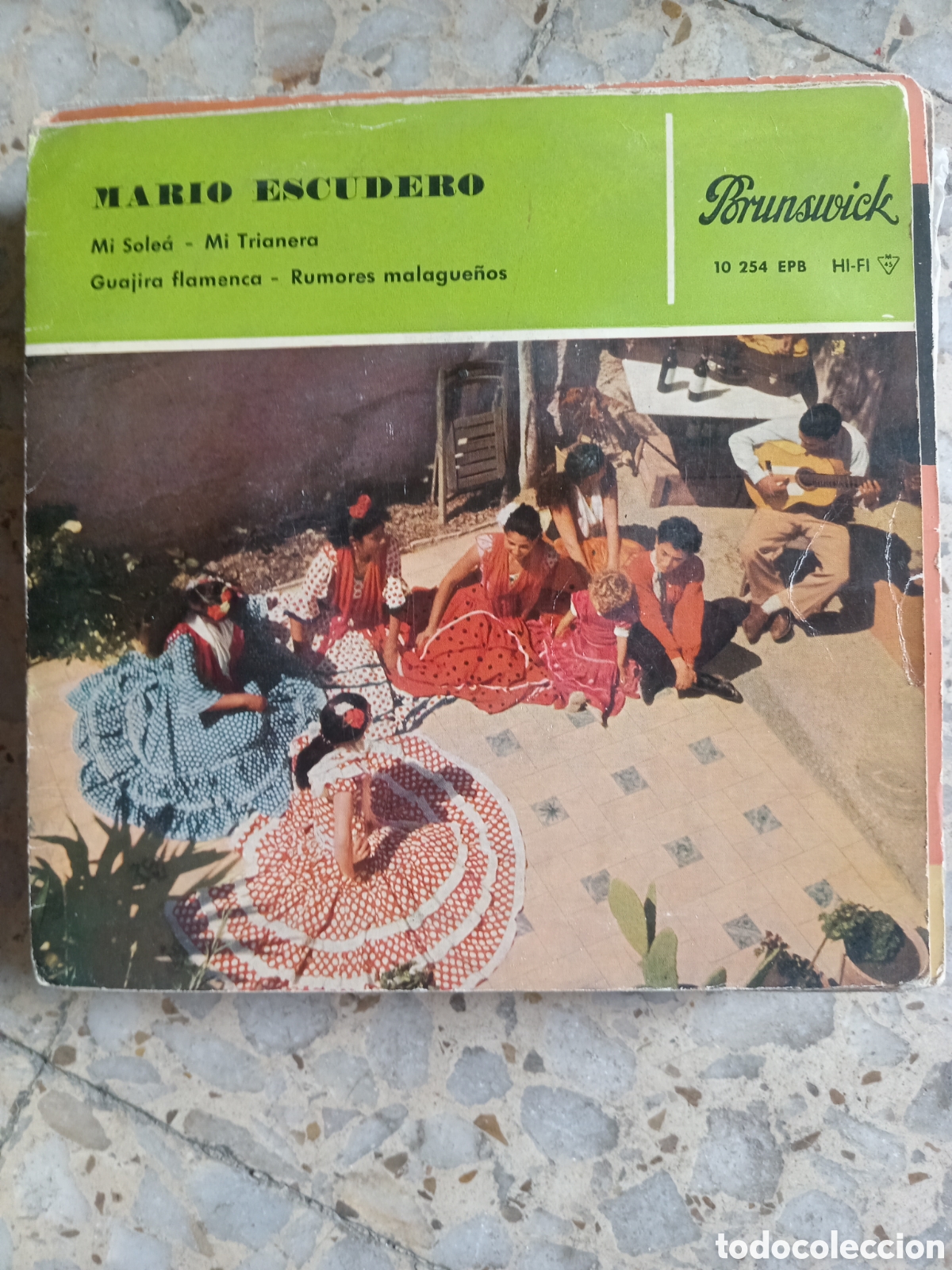 Discos de vinilo: EP MARIO ESCUDERO MI SOLEA 1962 - Foto 1