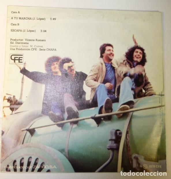 Discos de vinilo: UNION PACIFIC // A TU MARCHA // 1978 // SINGLE - Foto 2