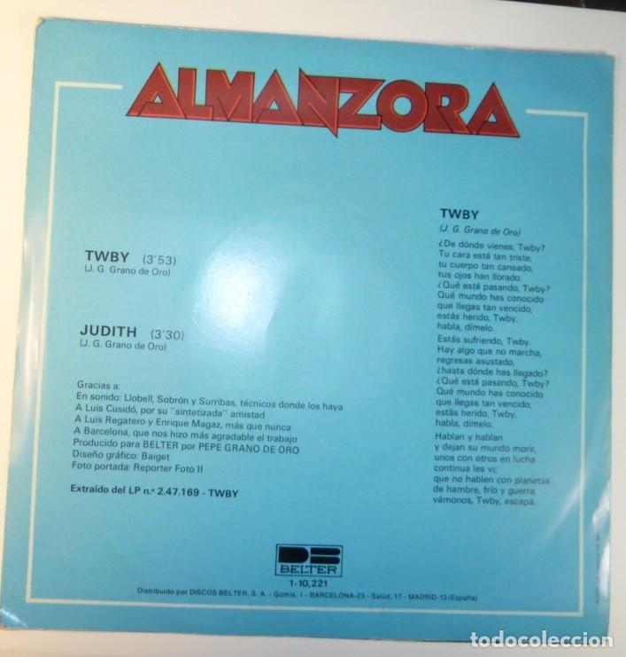 Discos de vinilo: ALMANZORA // TWBY // 1981 // SINGLE - Foto 2
