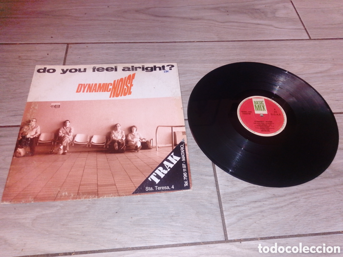 Discos de vinilo: DYNAMIC NOISE - DO YOU FEEL ALRIGHT? - MAXI - SPAIN - BASIC MIX - PLS 294 - L - - Foto 1
