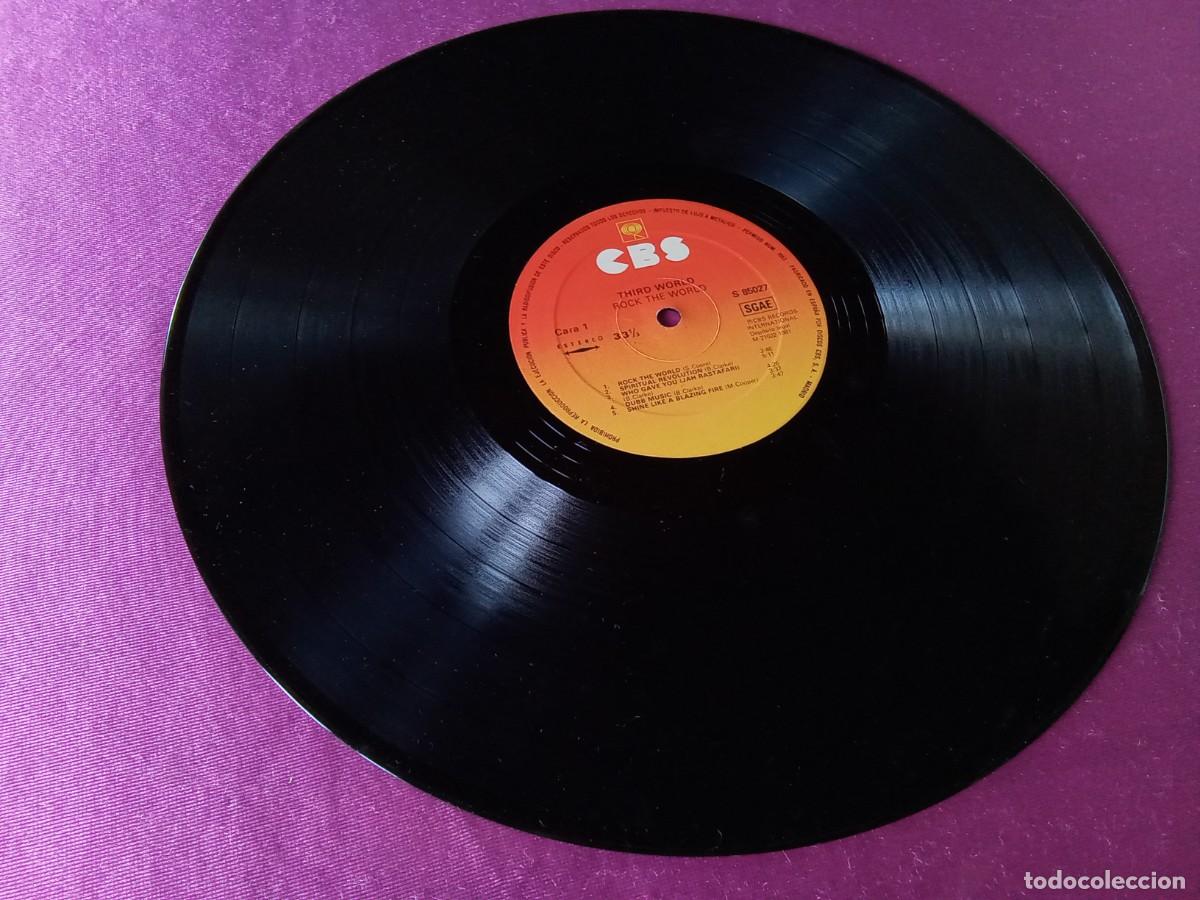 Discos de vinilo: THIRD WORLD - ROCK THE WORLD 1981 LP L3 1 - Foto 3