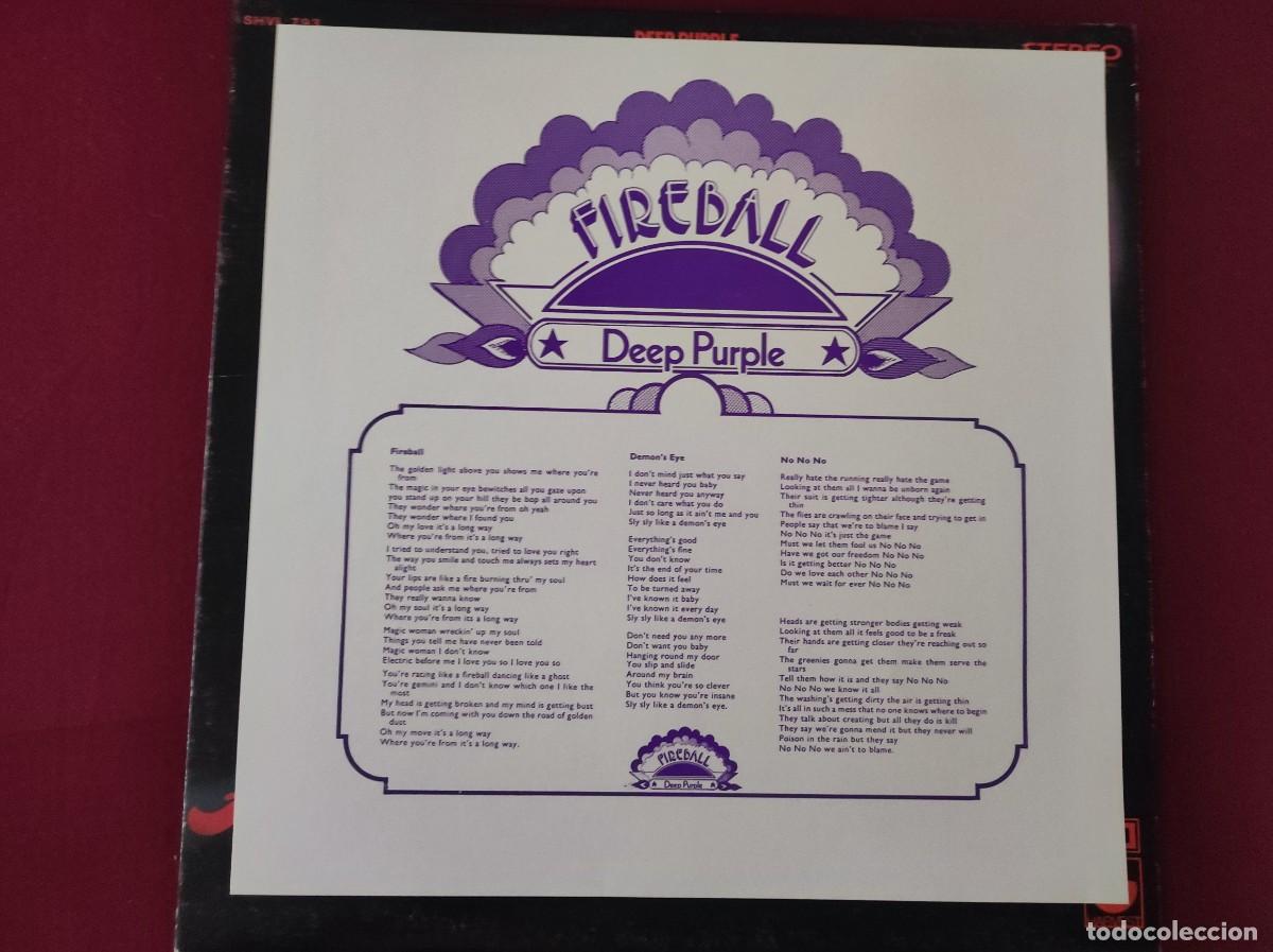 Discos de vinilo: Deep Purple &ndash; Fireball primera edici&oacute;n francesa de 1971 - Foto 5