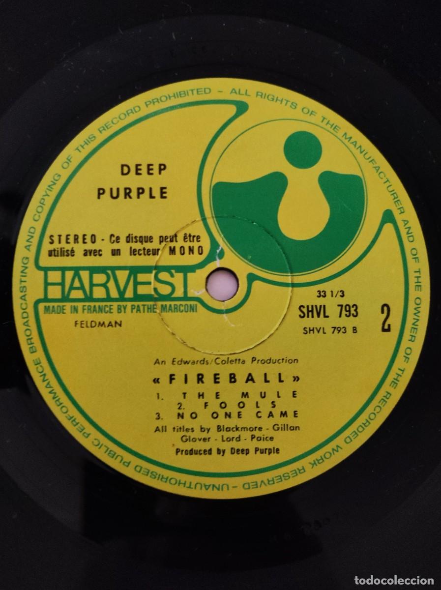 Discos de vinilo: Deep Purple &ndash; Fireball primera edici&oacute;n francesa de 1971 - Foto 7